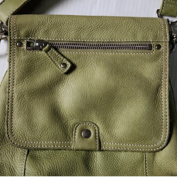 Fossil | Wallet Pocket Bag Womens Green Leather Detachable Strap Crossbody - Picture 4 of 16